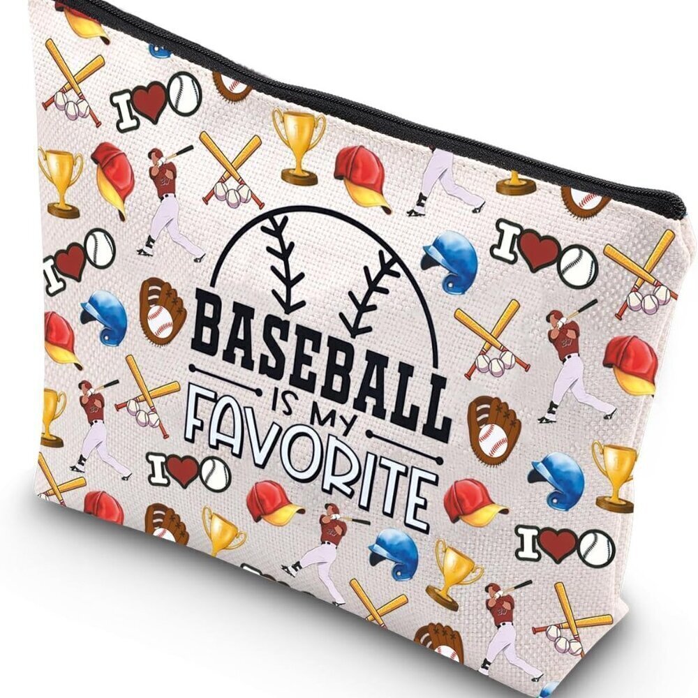 Baseball Gift Baseball Lover Gift Baseball Is My Therapy Makeup Bag Baseball Pla